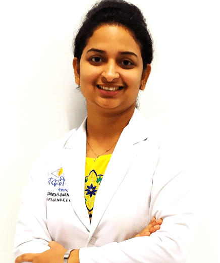Dr. Sneha Shinde Bhandurge Glaucoma & Oculoplasty specialist MBBS, DOMS, DNB (Aravind Eye Hospital), FICO (UK)