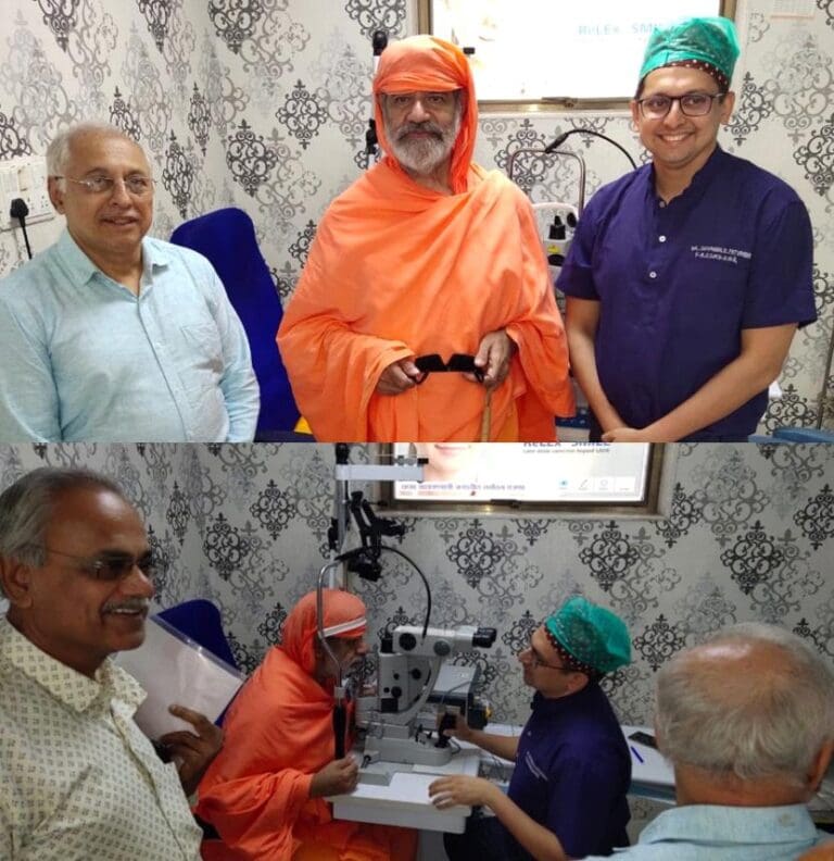Eye Check up done by Dr. Sourabh D. Patwardhan Phaco-Refractive-Vitreoretina- Glaucoma specialist