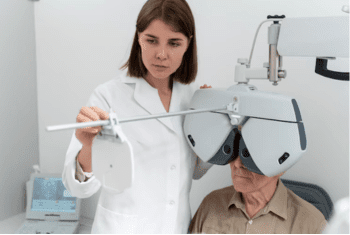 low vision aids treatment at Nandadeep eye hospital