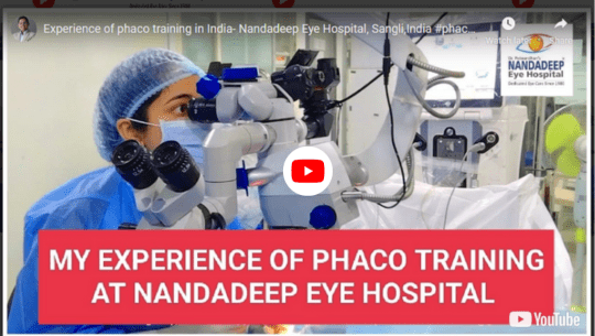 Experience of Phaco training at Sangli Video image