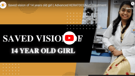 Saved vision of 14 years old girl You tube thumbnail