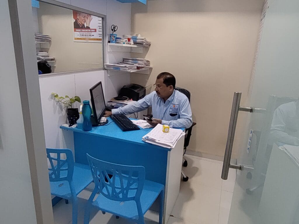 Best eye specialist in belgaum, Belagavi branch OPD room image