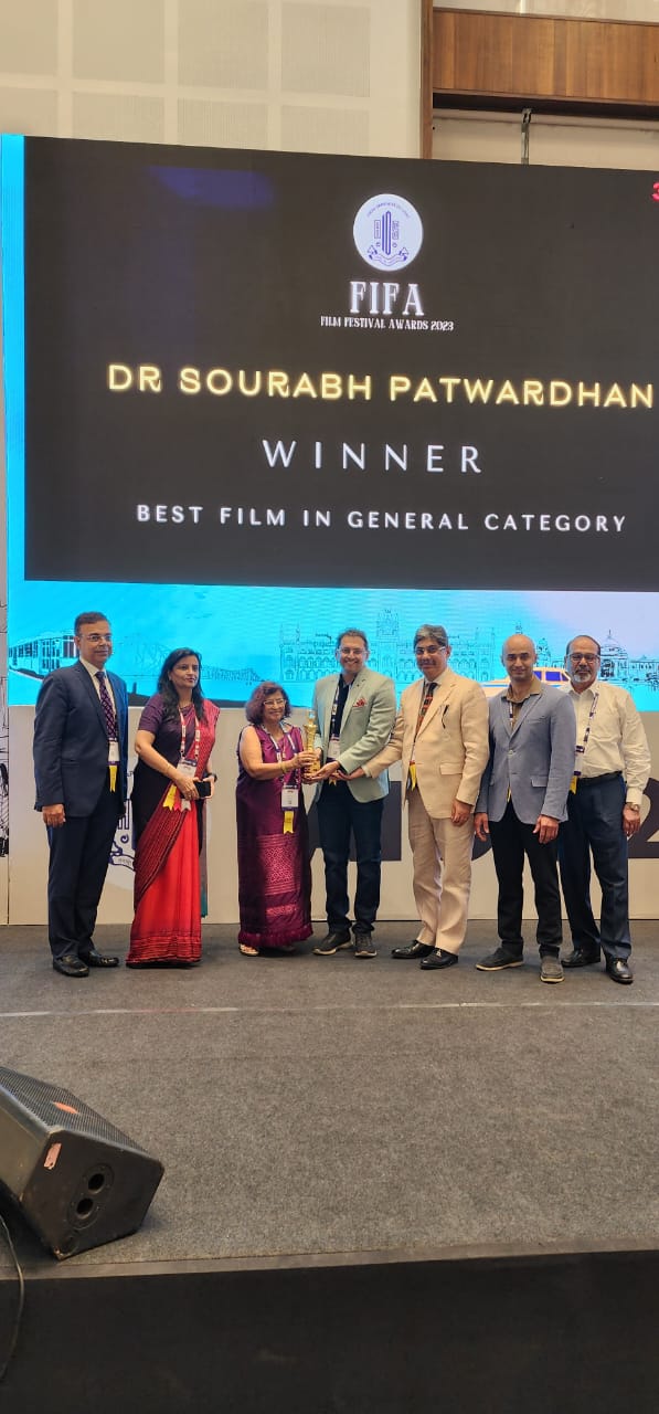 Dr Sourabh Patwardhan won Best Film Award