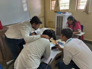 A Group Activity at Nandadeep Eye Hospital