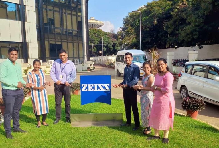 Nandadeep Eye Hospital Student Visit the Carl Zeiss