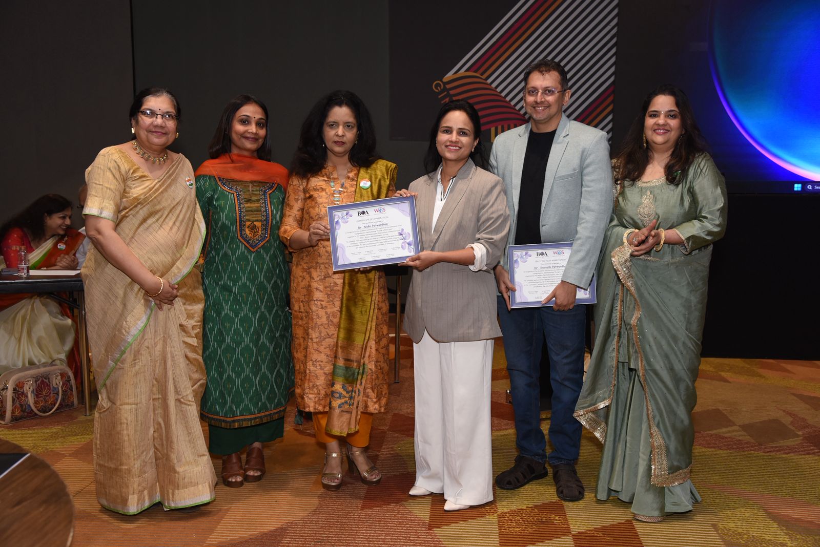 Dr. Sourabh and Dr. Nidhi Patwardhan Honored as Chief Guests at BOA & WOS CME, Mumbai