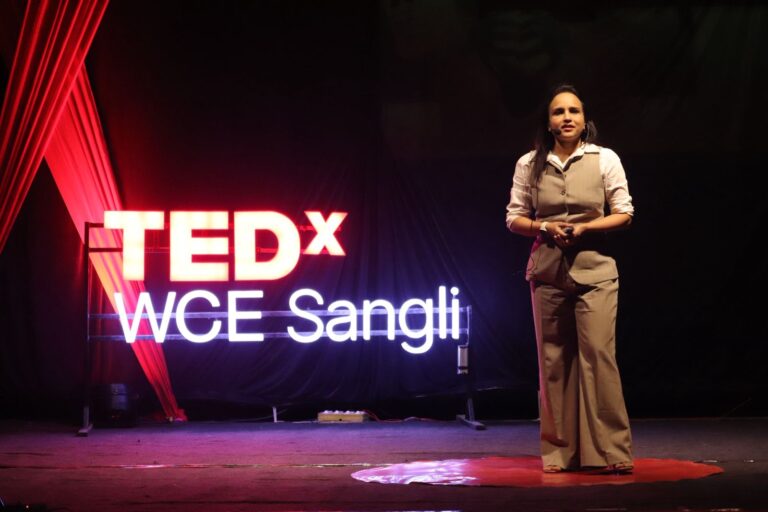 Dr Nidhi Patwardhan Speaks at TEDx Sangli Event